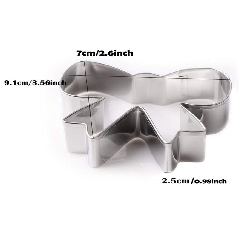 WOTOY Beard And Bow Tie Biscuit Cookie Cutter - Stianless Steel - Image 3
