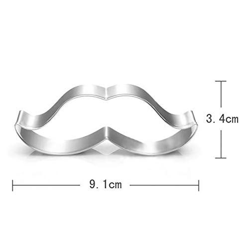 WOTOY Beard And Bow Tie Biscuit Cookie Cutter - Stianless Steel - Image 2