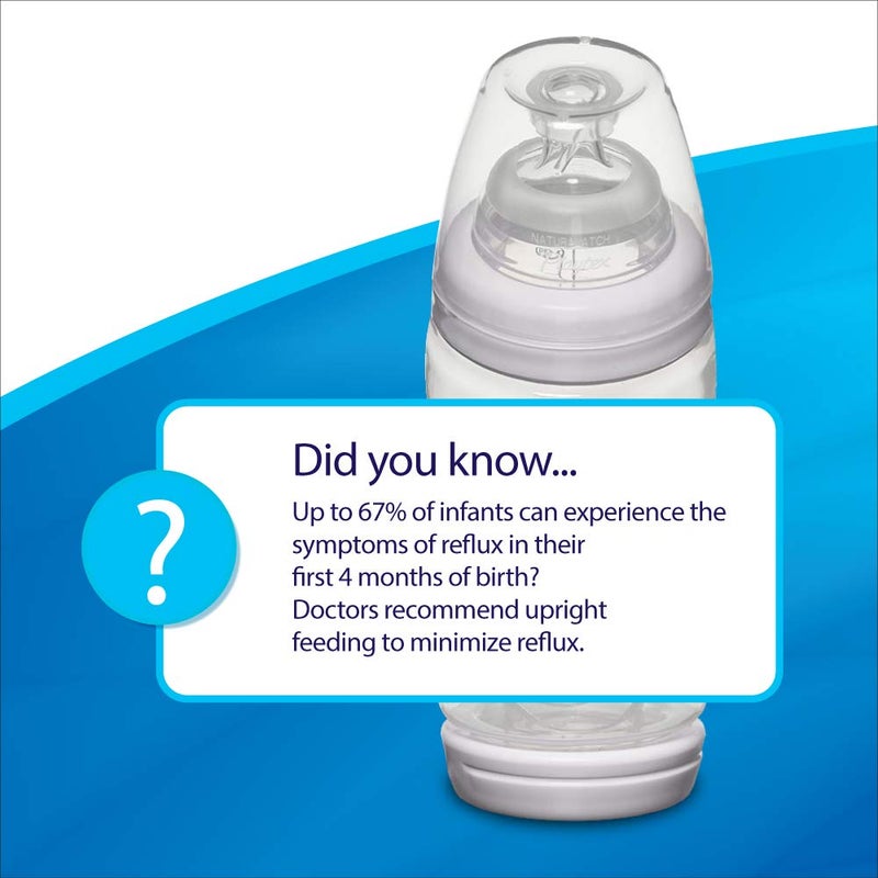 Playtex Baby VentAire Bottle, Helps Prevent Colic and Reflux, 6 Ounce Bottles, 3 Count - Image 5