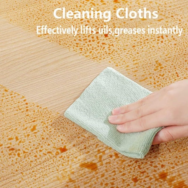 Goodern 20 Sheets Disposable Cleaning Cloths Cleaning Towels Microfiber Towel,Reusable Dish Cloths with Dispenser Box,Lazy Rags Car Wipes,Multi-Purpose Cleaning Cloths for Home Kitchen Hospital-Pink - Image 5