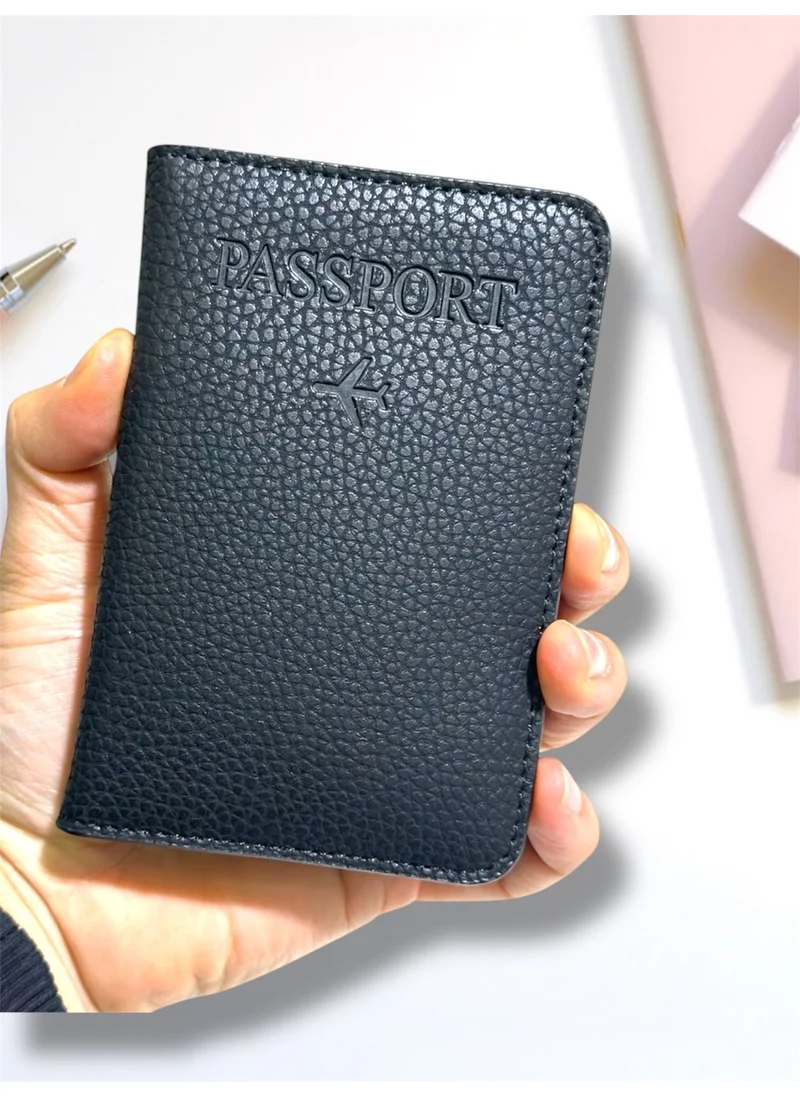 Gempo Vegan Leather Passport Case with Credit Card Holder and Money Compartment Passport Case with Wallet