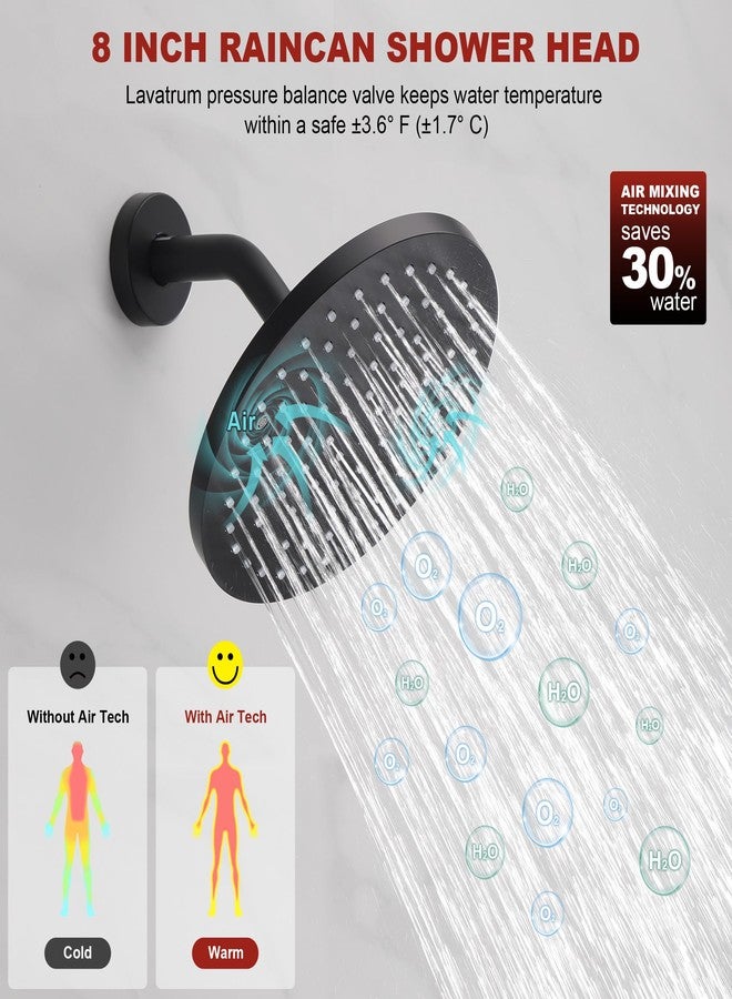 Lavatrum Shower Head With Valve 8 Inch - Image 3