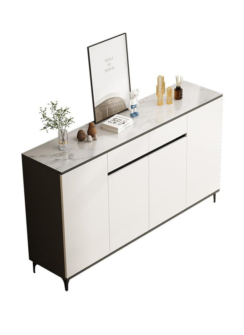 Sharpdo Coffee Corner,Large Storage Capacity Kitchen Cabinet, Kitchen Side Cabinet, Suitable for Kitchen, Living Room, Dining Room,Bedroom 120*40*88cm - Image 1