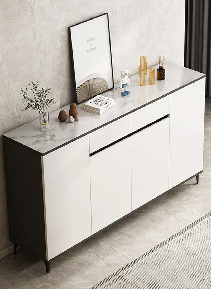 Sharpdo Coffee Corner,Large Storage Capacity Kitchen Cabinet, Kitchen Side Cabinet, Suitable for Kitchen, Living Room, Dining Room,Bedroom 120*40*88cm - Image 2