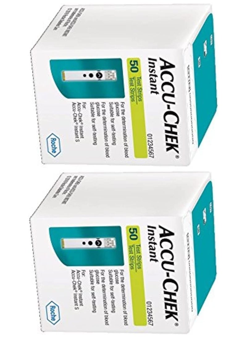 أكيو تشك Instant GLUCOMETER 100 Test Strips - Image 2