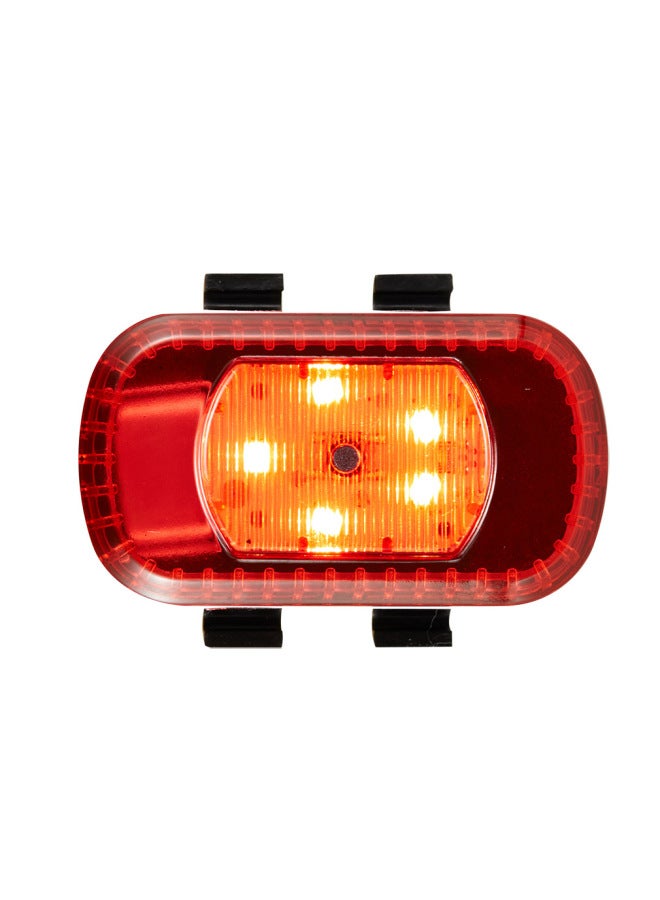Generic Bicycle 5LED Taillight Riding Taillight USB Rechargeable Riding Light Riding Equipment Safety Warning Taillight-Color:Red OPP Bag/2 Pack  - Image 4