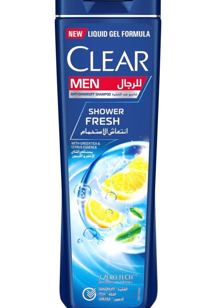 Clear Men Anti-Dandruff Shampoo - Shower Fresh 400ml - Image 1