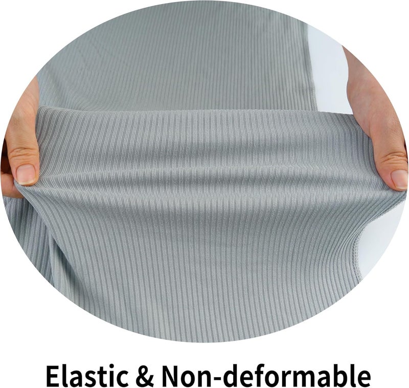 lasoftan Jersey Swaddle Blanket Ultra Soft Stretchy Receiving Blanket Newborn Swaddle Wrap for Boys  Girls 40 x 30 inches 2 Pcs - Image 5
