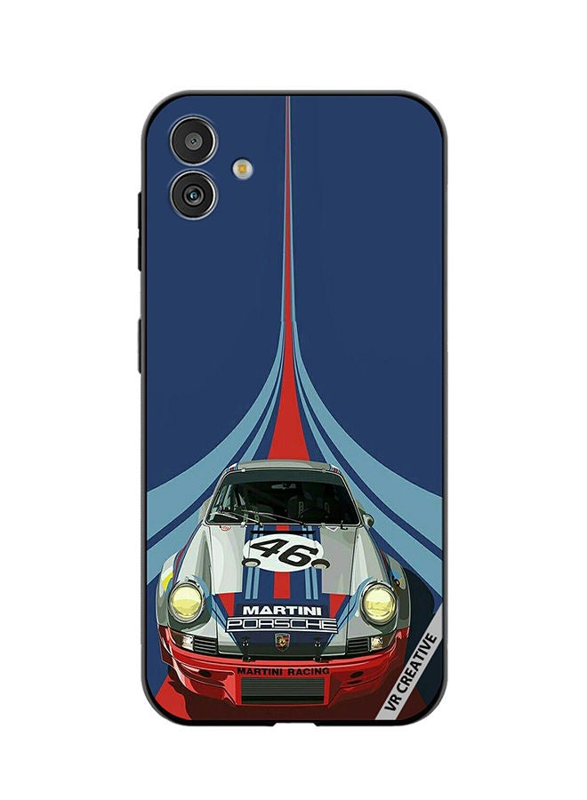 VR CREATIVE Protective Case Cover For Samsung Galaxy F14 Martini Porsche 46 Racing Car Design Multicolour - Image 1