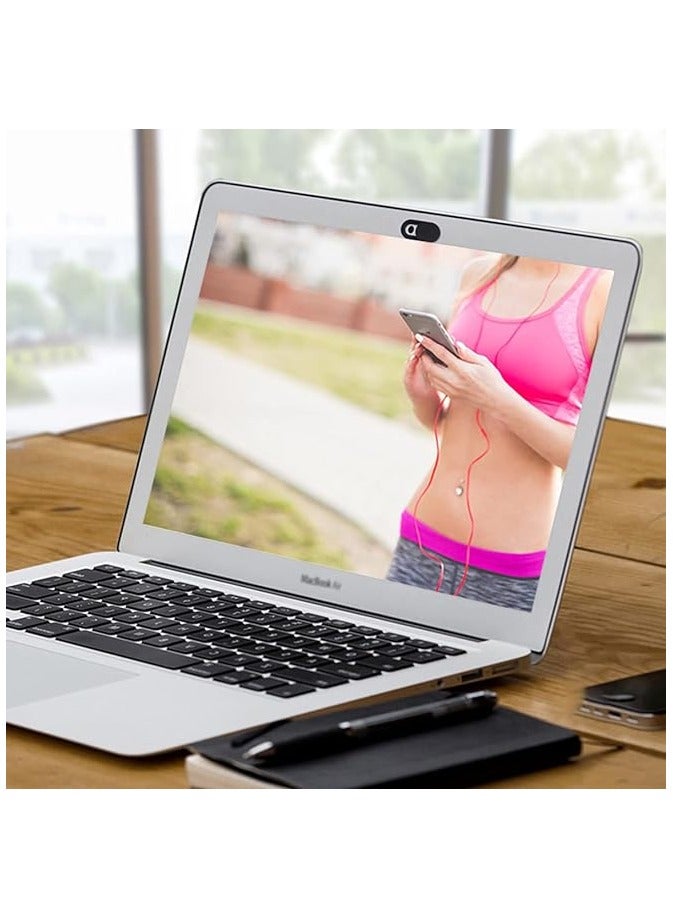 ECVV ECVV Webcam Cover Slide 6 Pcs Ultra-Thin Web Camera Cover Compatible with MacBook,Laptop,PC,Computer,iMac,iPad, iPhone Cell Phone Camera Blocker Slider  - Image 3