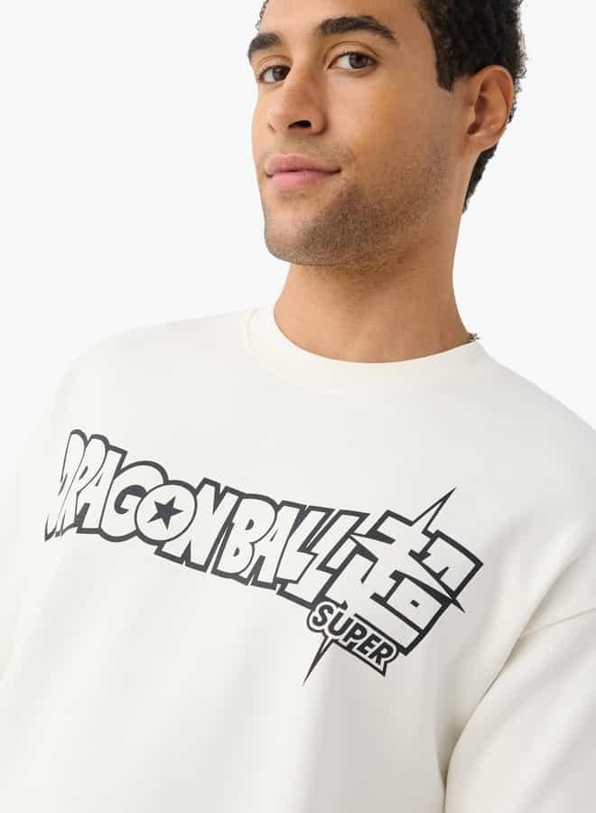 SP Characters Dragon Ball Z Print Crew Neck T-shirt with Short Sleeves - Image 4