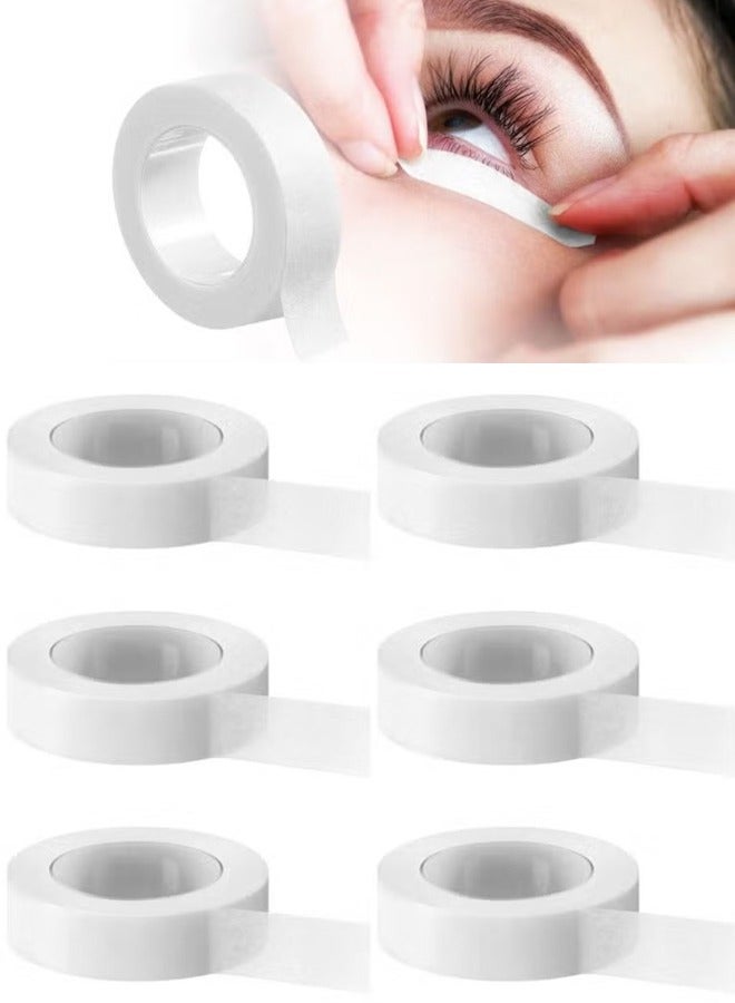 rocooart 6 Rolls Flexible Skin Tape Breathable Nose Tape Self Adhesive Gauze Tape for Wound Injuries Swelling Sports, 0.5 Inch x 10 Yards - Image 1