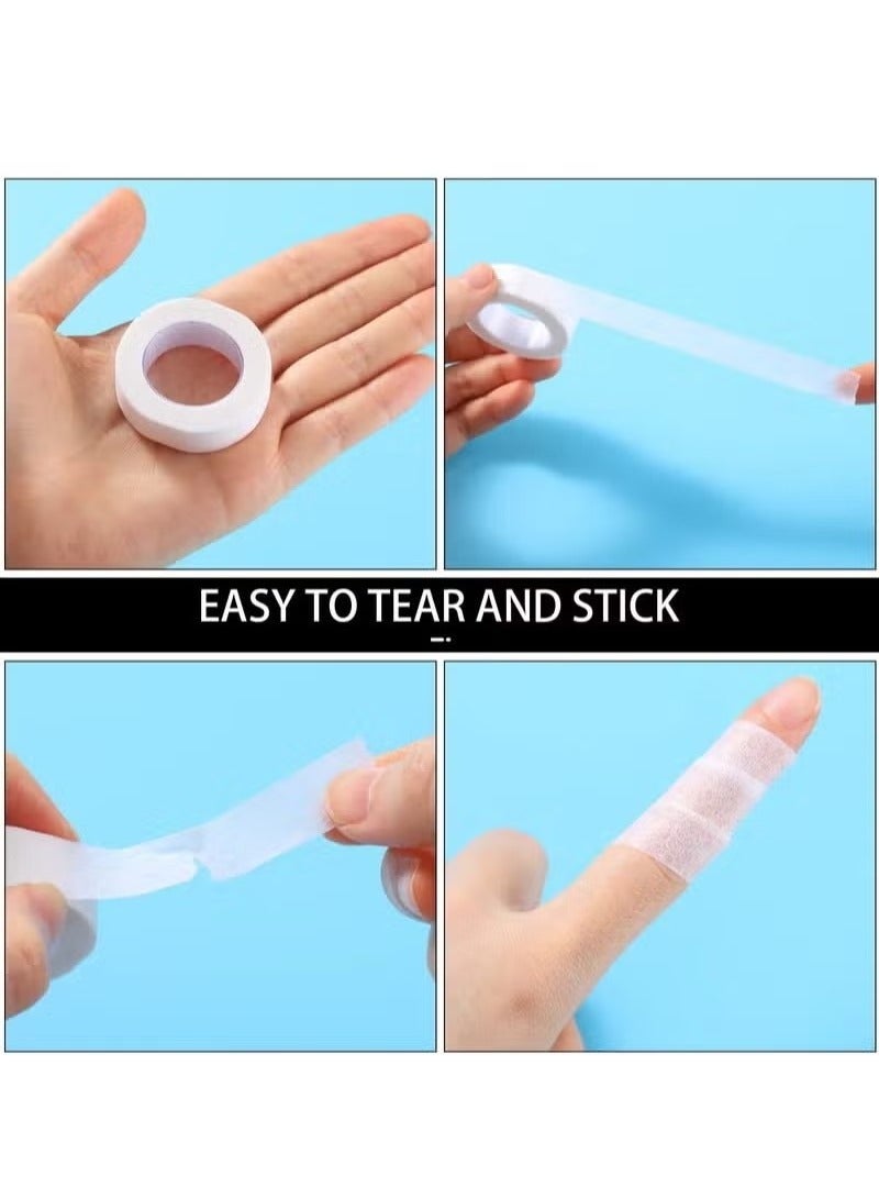 rocooart 6 Rolls Flexible Skin Tape Breathable Nose Tape Self Adhesive Gauze Tape for Wound Injuries Swelling Sports, 0.5 Inch x 10 Yards - Image 3