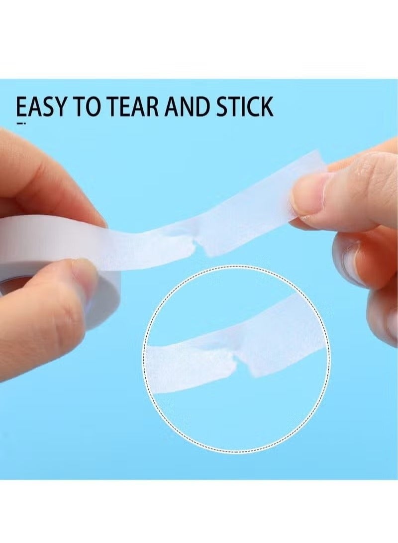 rocooart 6 Rolls Flexible Skin Tape Breathable Nose Tape Self Adhesive Gauze Tape for Wound Injuries Swelling Sports, 0.5 Inch x 10 Yards - Image 5
