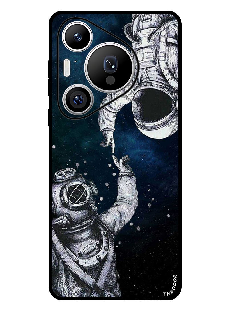 Theodor Protective Case Anti Scratch Shock Proof Bumper Cover For Huawei Pura 70 Astronaut And Diver - Image 1