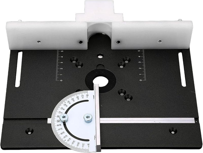 Black Aluminum Router Flip Board Insert Base Plate For Router Table Saw - Image 4