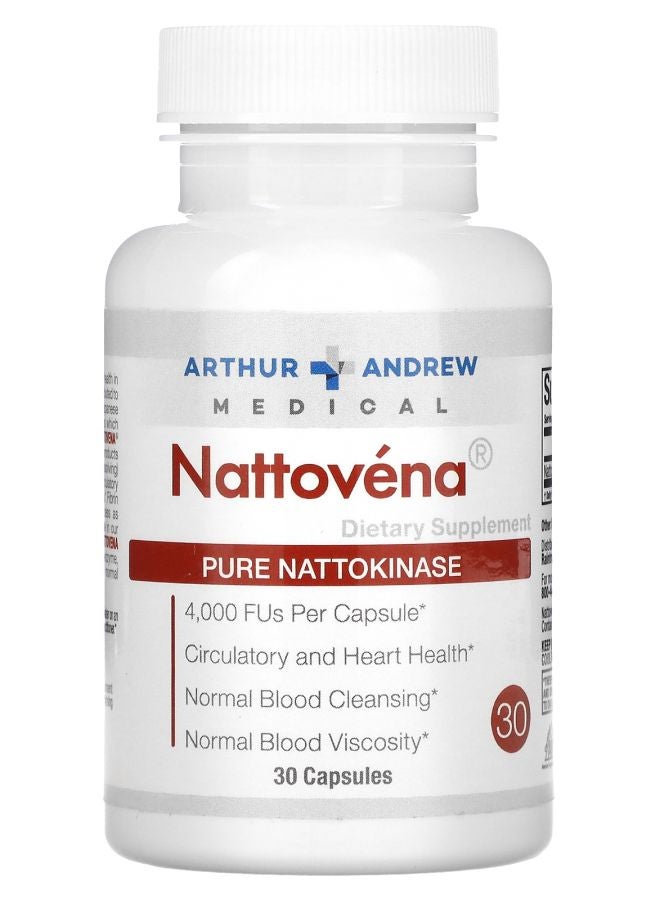 Arthur Andrew Medical Nattovena Pure Nattokinase 30 Capsules