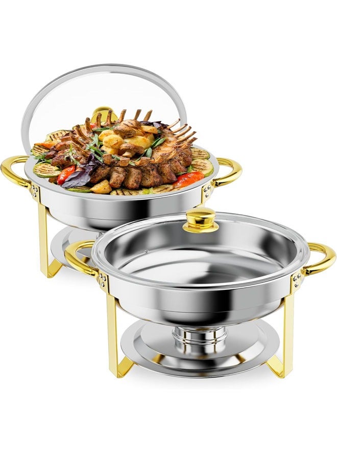 keke Stainless Steel Buffet Chafing Dish Food Warmer and Heater 6.0L - Image 3