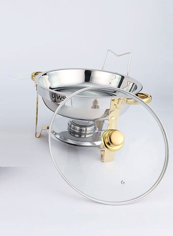 keke Stainless Steel Buffet Chafing Dish Food Warmer and Heater 6.0L - Image 2