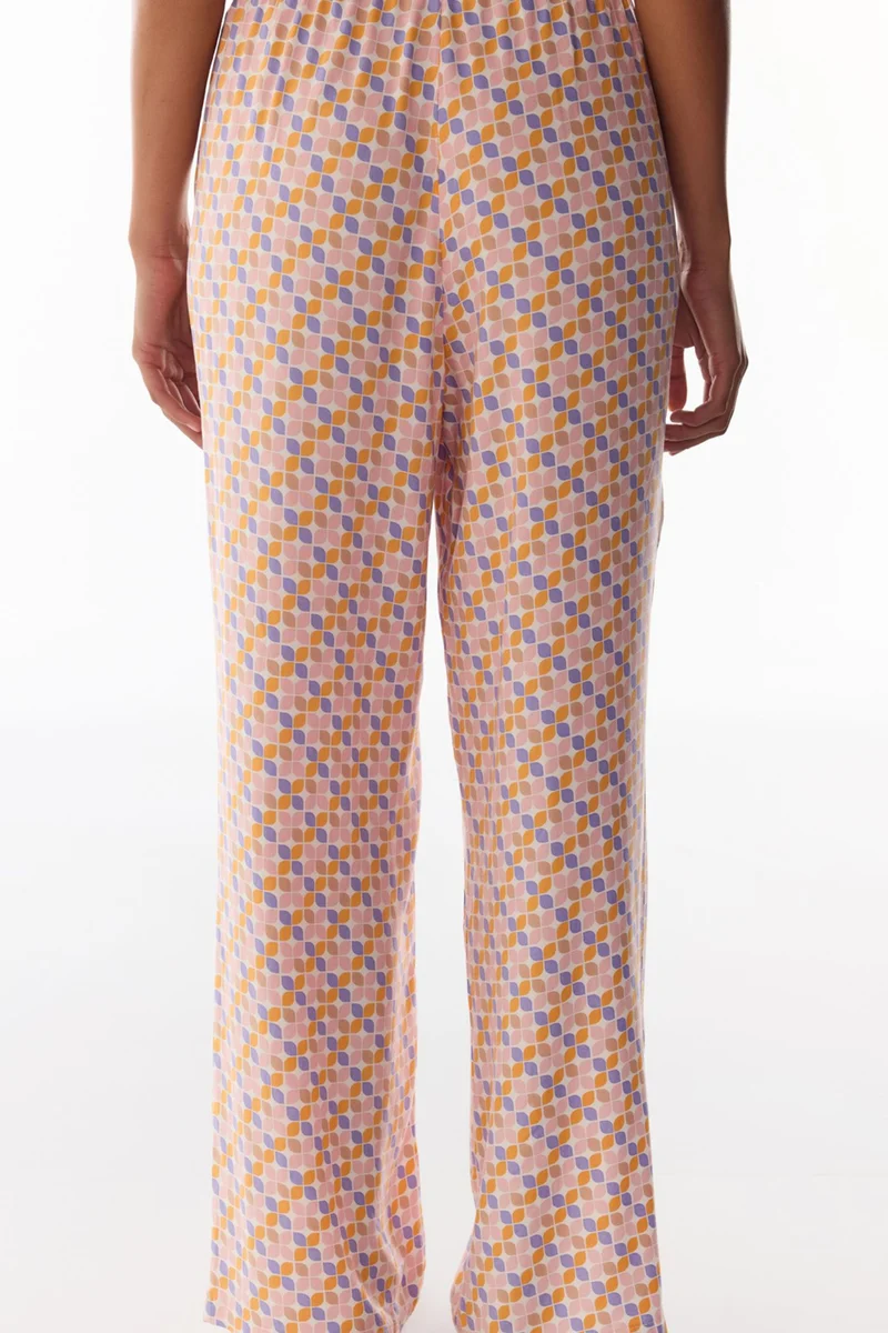 بنتي PENTI Sleep Mode Retro Pattern Pajama Bottoms