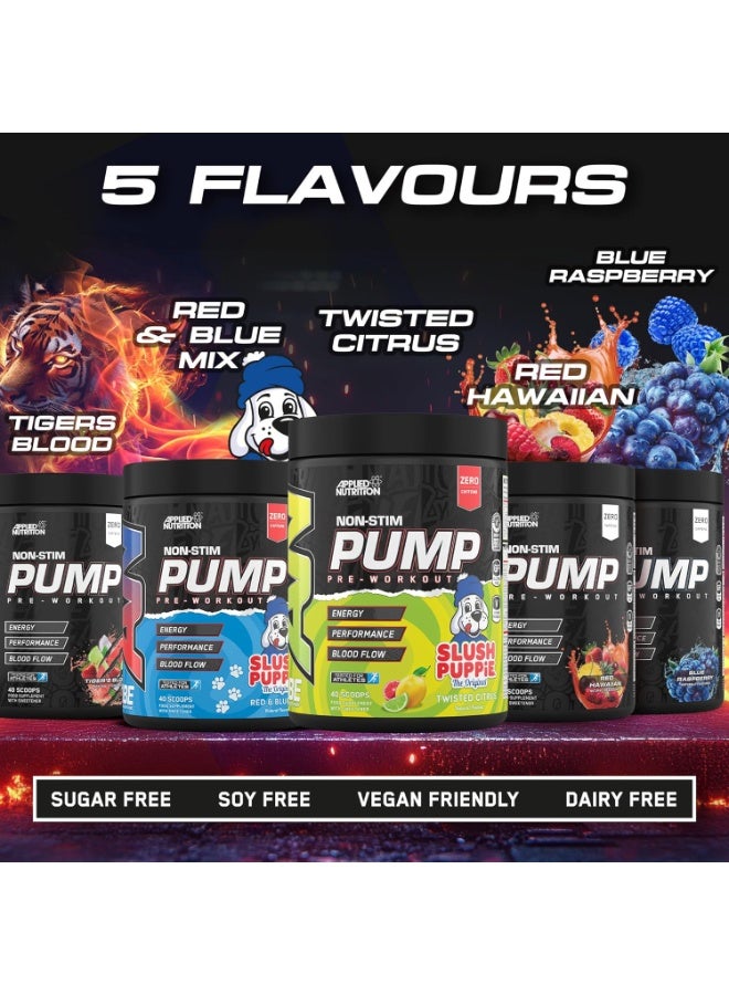 Applied Nutrition ABE Pump Pre Workout-Blue Food Supplement Raspberry Flavor, 40 Scoops-500 gm - Image 4