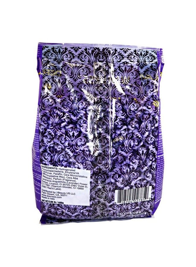 wax necessities Waxness Premium Luxury Lavender Face Hard Wax Beads 0.8 Lb 400G - Image 4
