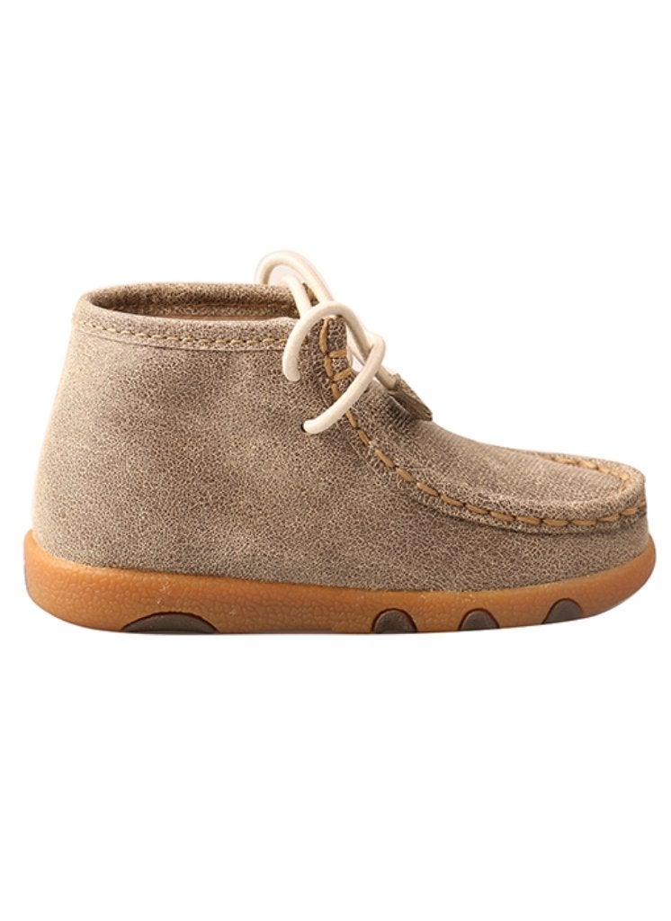 Twisted X Infant Driving Moccasins, Color: Dusty Tan, Size: 8, Width: M (ICA0005-8-M0 - Image 2