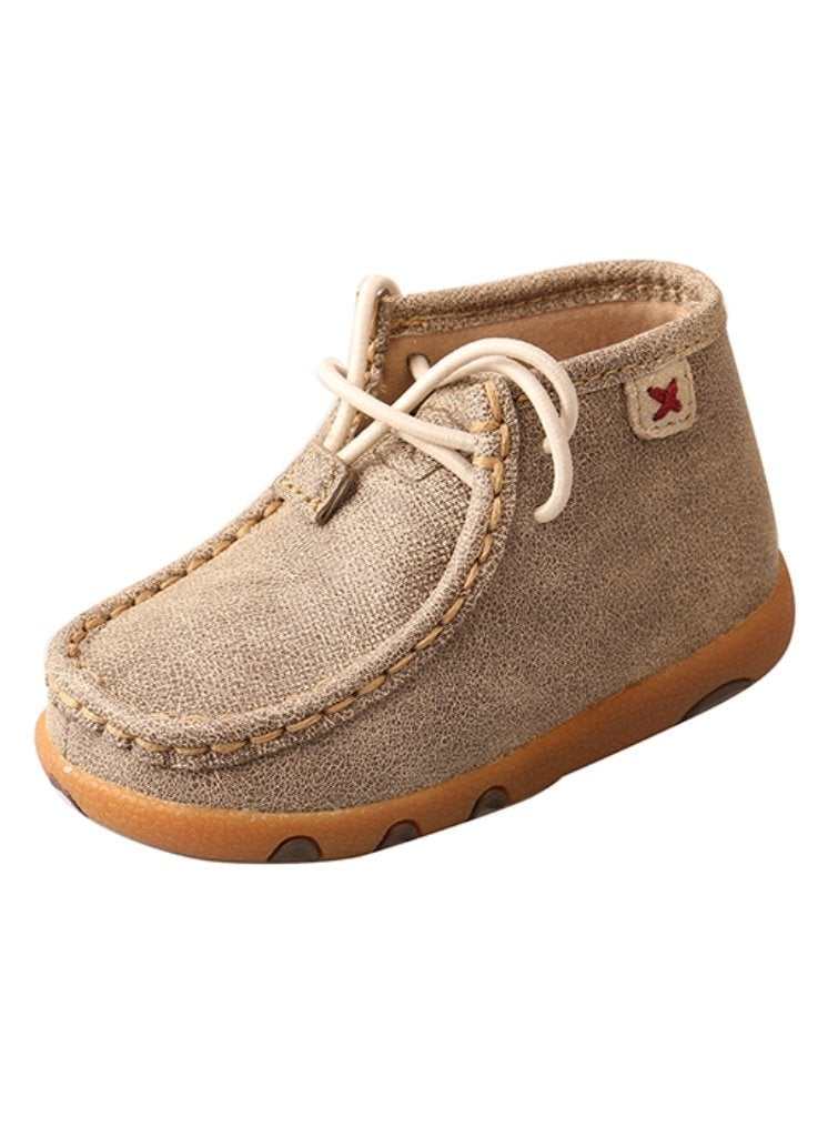 Twisted X Infant Driving Moccasins, Color: Dusty Tan, Size: 8, Width: M (ICA0005-8-M0 - Image 1
