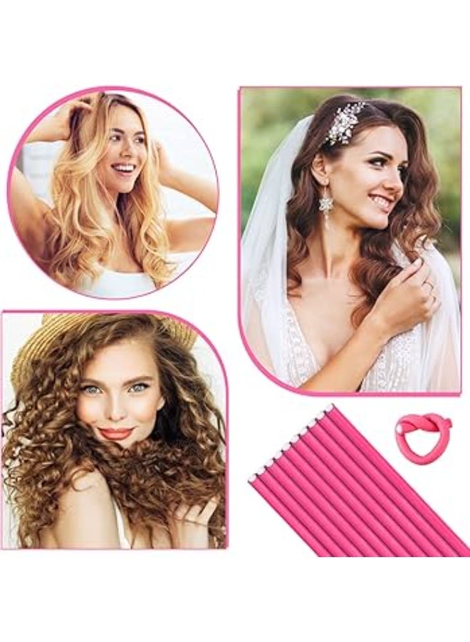 Hair Rollers for Curly Hair - Set of 6 for Creating Soft, Natural Curls and Curls - Soft and Comfortable Hair Rollers for Home Use - Safe for All Hair Types and Perfect for Heatless Hair Styling - Image 3