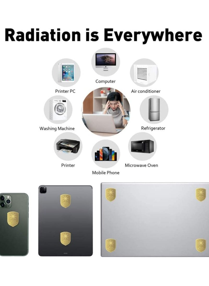null - EMF Protection Stickers, 6Pcs Anti-Radiation Shield for iPhone iPad, Neutralizers for All Electronics, Mobile, Computer, Radio, Laptop, Tablet PC - Image 1