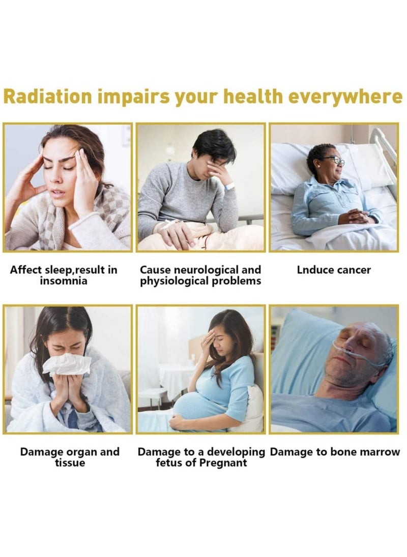 null - EMF Protection Stickers, 6Pcs Anti-Radiation Shield for iPhone iPad, Neutralizers for All Electronics, Mobile, Computer, Radio, Laptop, Tablet PC - Image 1
