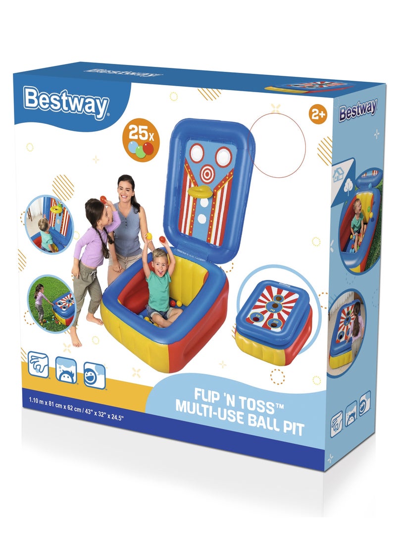 Bestway Bestway Flip N Toss Ball Pit 110x81x62cm | For Indoor and Outdoor Ball Pit  - Image 1