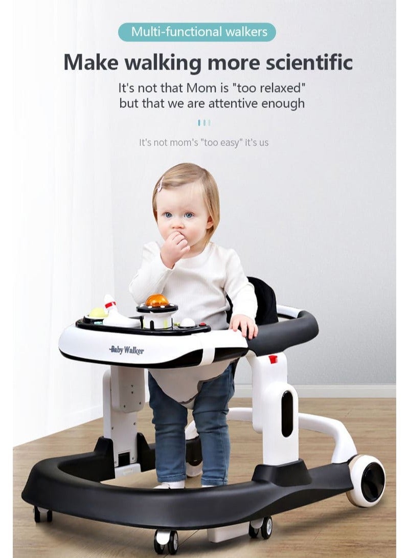 كيدوز مشاية متعددة الوظائف مع صينية ألعاب (أحمر) - Image 2