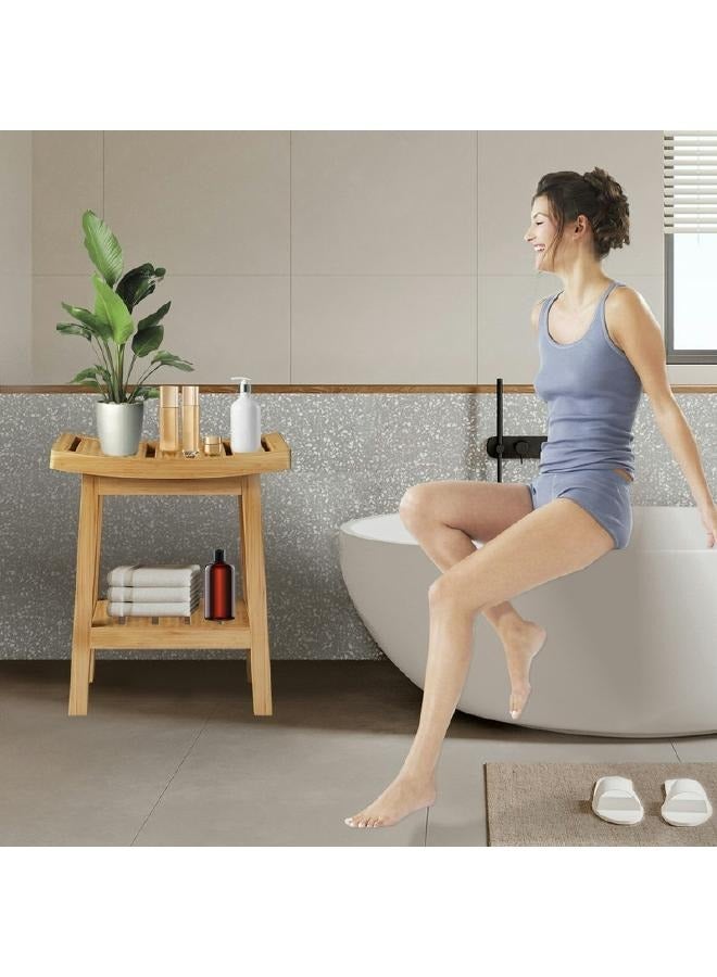 لوفت كرسي بامبو، طول 39.5 × عرض 25 × ارتفاع 46 سم، طبيعي - 174605 - Image 2