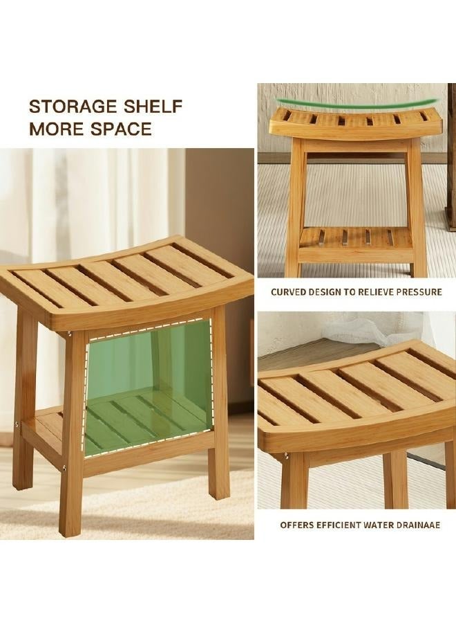 لوفت كرسي بامبو، طول 39.5 × عرض 25 × ارتفاع 46 سم، طبيعي - 174605 - Image 3