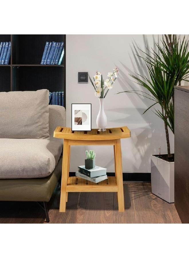 لوفت كرسي بامبو، طول 39.5 × عرض 25 × ارتفاع 46 سم، طبيعي - 174605 - Image 4