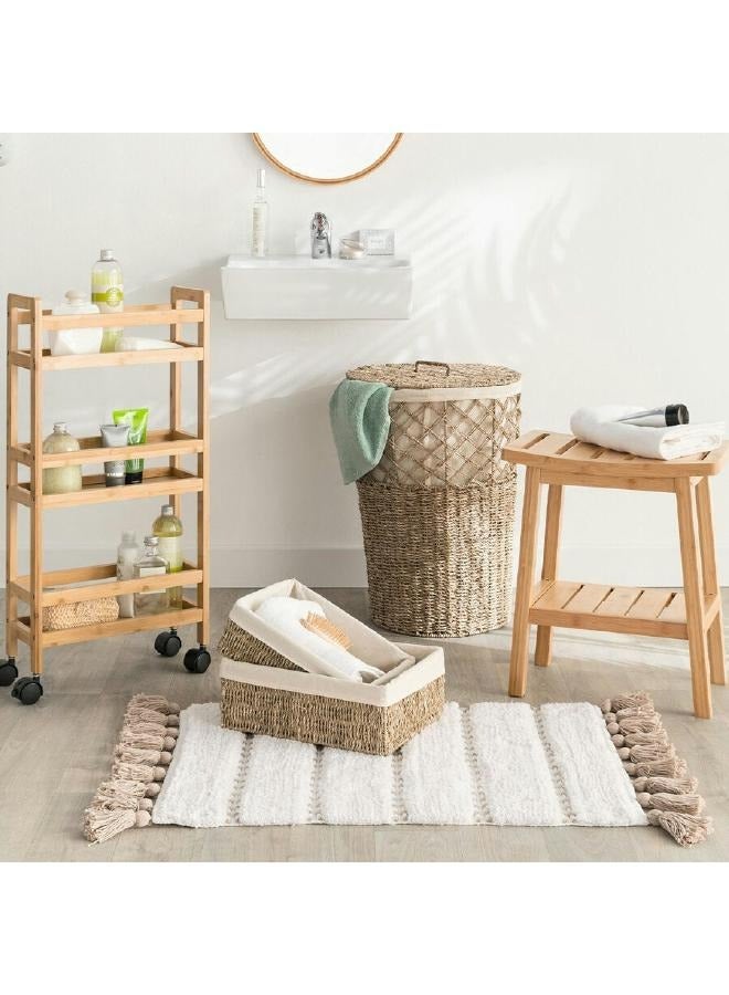 لوفت كرسي بامبو، طول 39.5 × عرض 25 × ارتفاع 46 سم، طبيعي - 174605 - Image 1