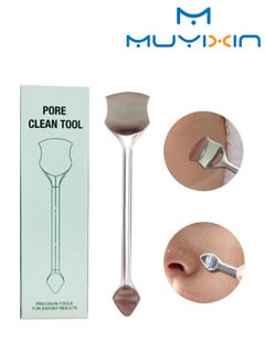 Skin Scrubber Spatula, Korean Blackhead Cleaning Tool, Pore Cleaning Tools, Professional Blackhead Remover Pore Cleaner Face Scraper, Lightweight Skin Care Acne Extractor Tool for Women Girl