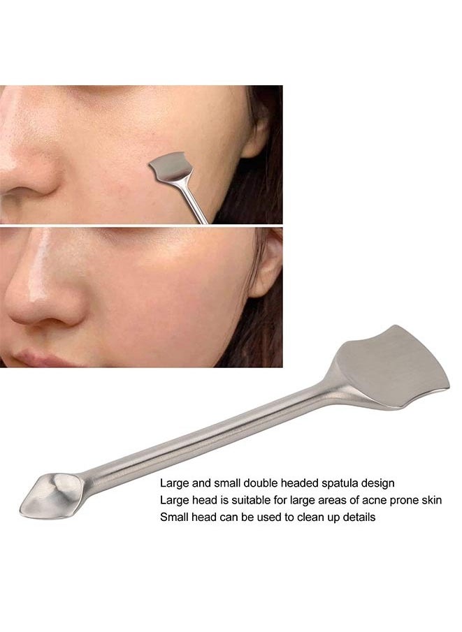 Muyixin - Skin Scrubber Spatula, Korean Blackhead Cleaning Tool, Pore Cleaning Tools, Professional Blackhead Remover Pore Cleaner Face Scraper, Lightweight Skin Care Acne Extractor Tool for Women Girl - Image 1