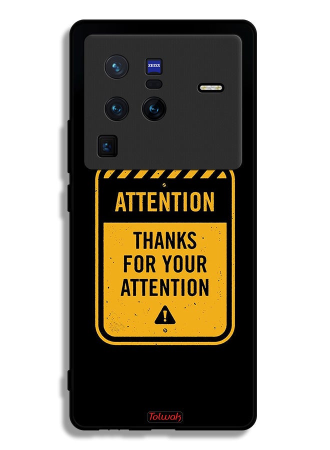 Tolwak Vivo X80 Pro Protective Case Cover Thanks For Attention - Image 2