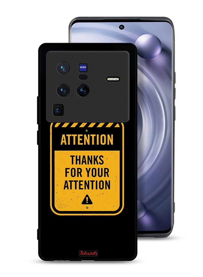 Tolwak Vivo X80 Pro Protective Case Cover Thanks For Attention - Image 1