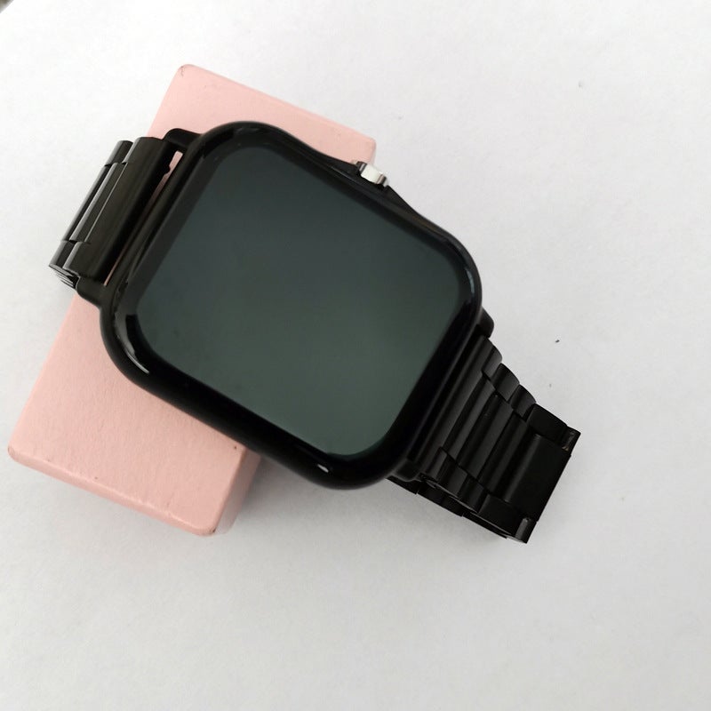 Smartwatch Y13/GT20 Step Tracker HR Bluetooth Call GT2 Black three-ball steel belt