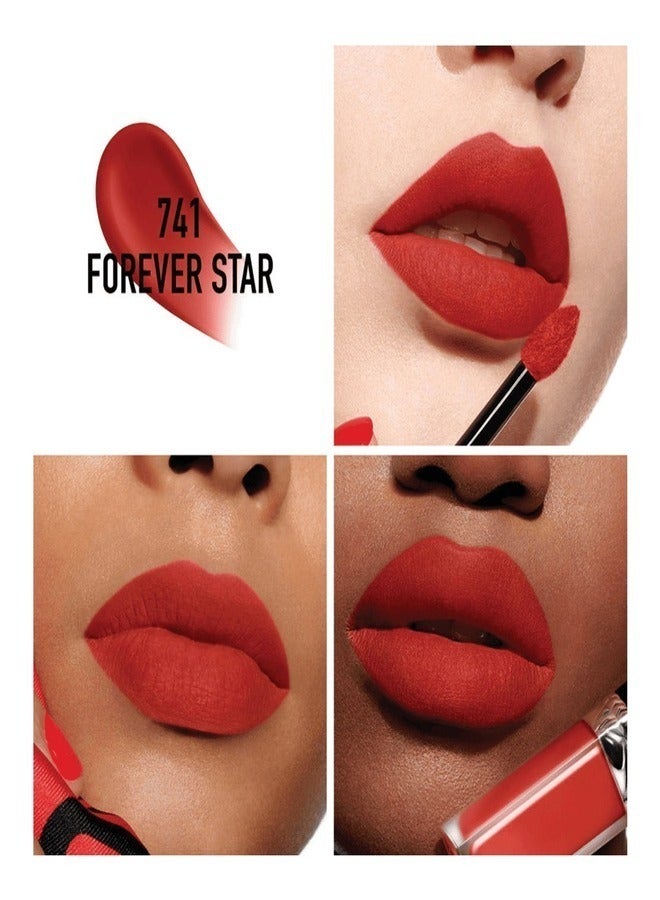 Dior Addict Rouge Dior Forever Liquid 741 Forever Star 6ml - Image 2
