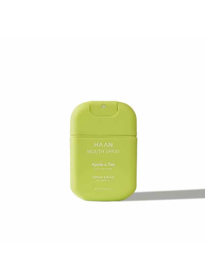 Haan رذاذ فم بنكهة التفاح المنعش - ينعش النفس على الفور، مناسب للشعور بالنظافة السريعة بعد الوجبات (20 مل) - Image 1