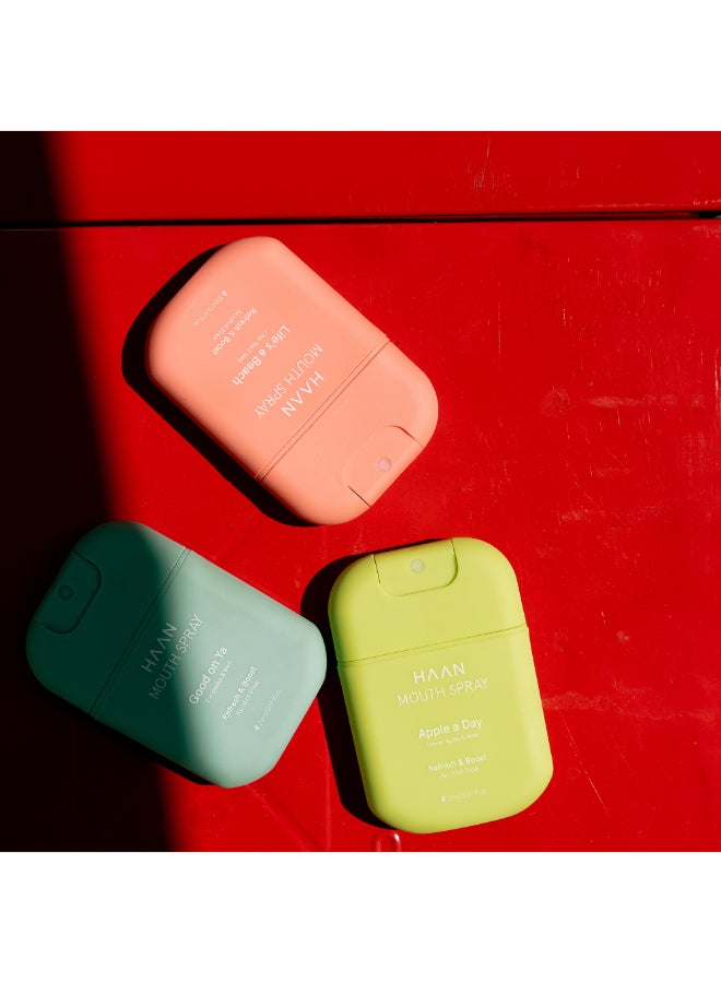 Haan رذاذ فم بنكهة التفاح المنعش - ينعش النفس على الفور، مناسب للشعور بالنظافة السريعة بعد الوجبات (20 مل) - Image 2