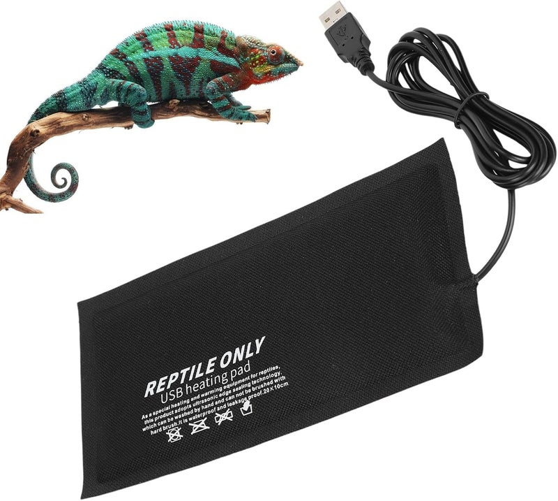وسادة تدفئة USB للزواحف - تدفئة آمنة وفعالة للزواحف والسحالي للاستخدام المهني (S) - Image 3
