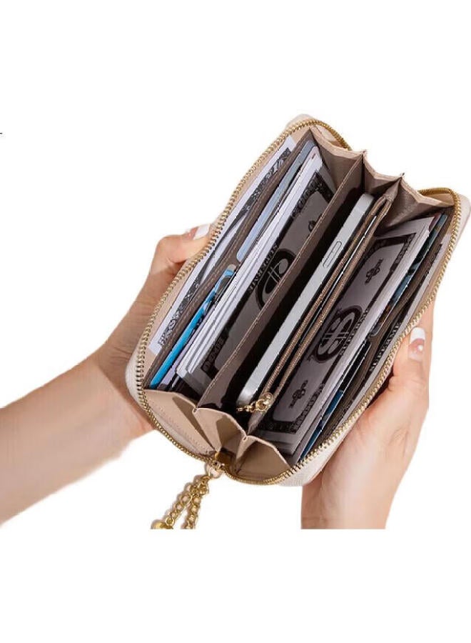 Polo Handbag, Women'S Wallet, Long Card Holder, Clutch, Multi-Card Slots, Coin Purse, Floral Print, Women'S Bag, Birthday Gift