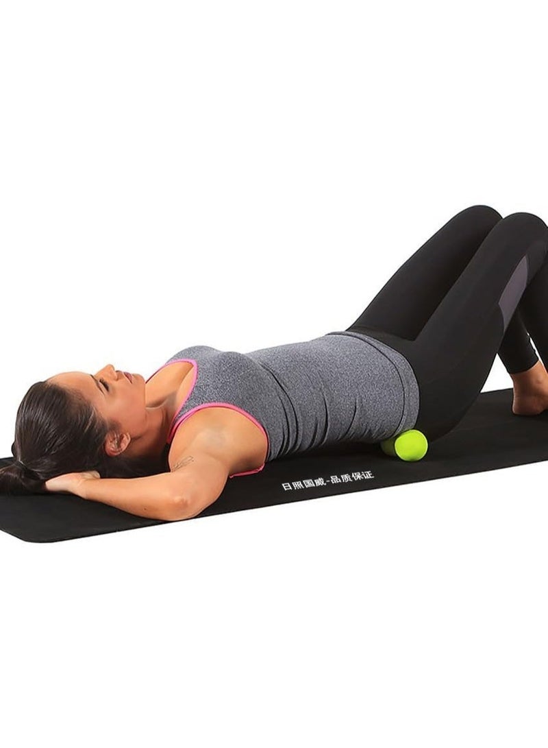 ChicAbode كرة تمارين الفول السوداني - مجموعة تدليك كرة لاكروس مزدوجة لإغاثة عضلات الجسم الكامل ، وتعزيز المرونة ، تصميم كرة التنقل (أزرق) - Image 4