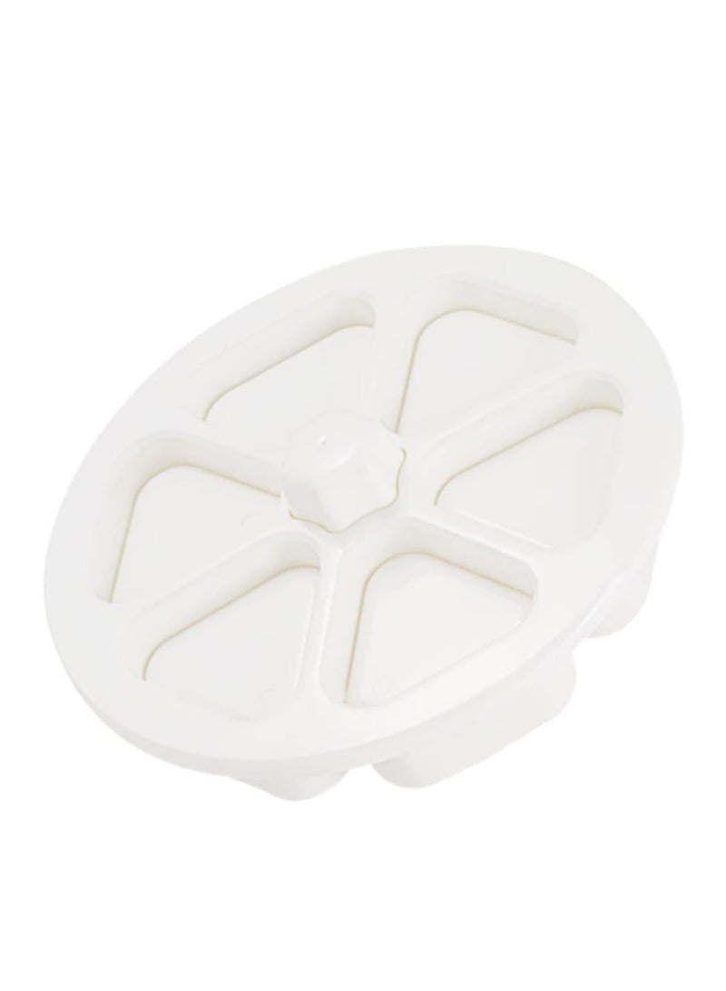 أوزيغالور قالب أرز أونيغيري المثلث - صانعة كبس السوشي لكرات الأرز والموسوبي وإعداد علب الغداء (أبيض) - Image 1