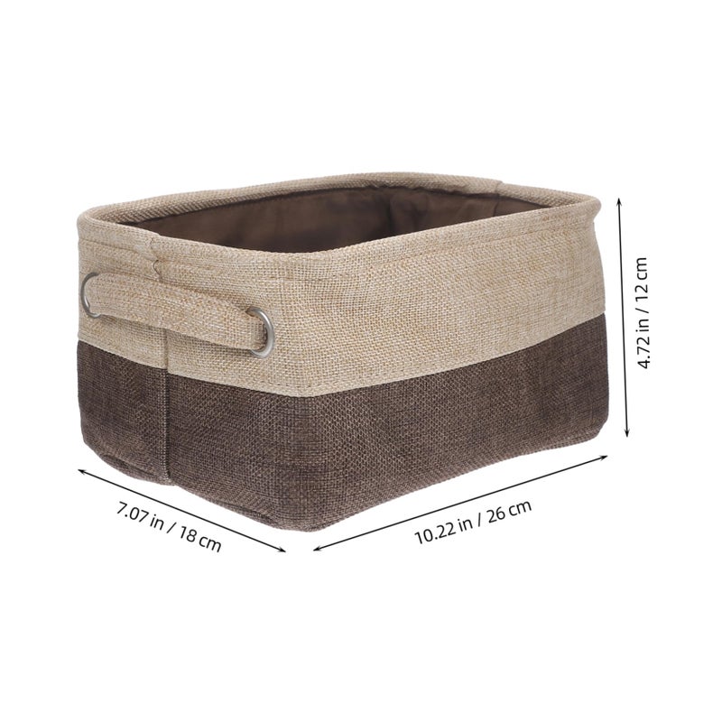 2Pcs Fabric Storage Baskets For Home Organization In Bedroom Living Room Bathroom - Image 4